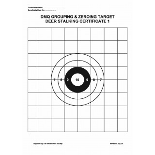 Grouping Target A4 size - The British Deer Society