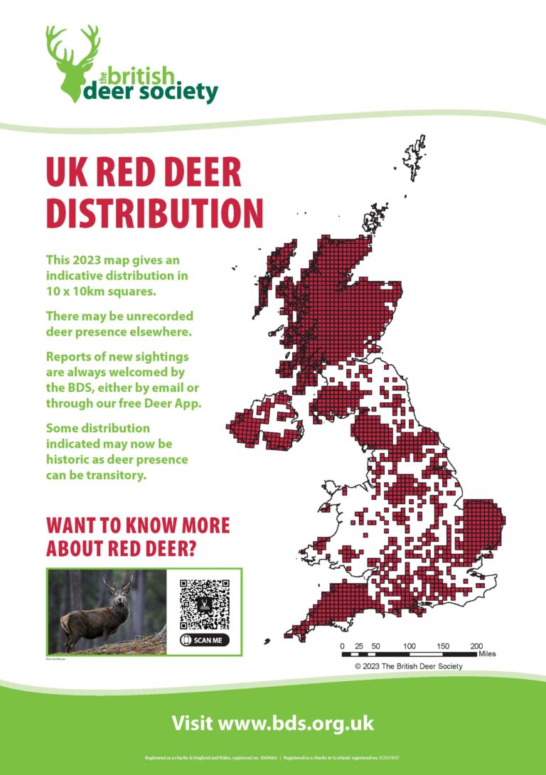 red deer distribution map 2023