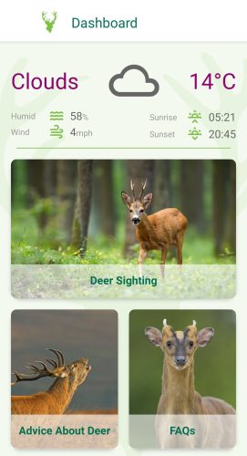 BDS Deer App Dashboard